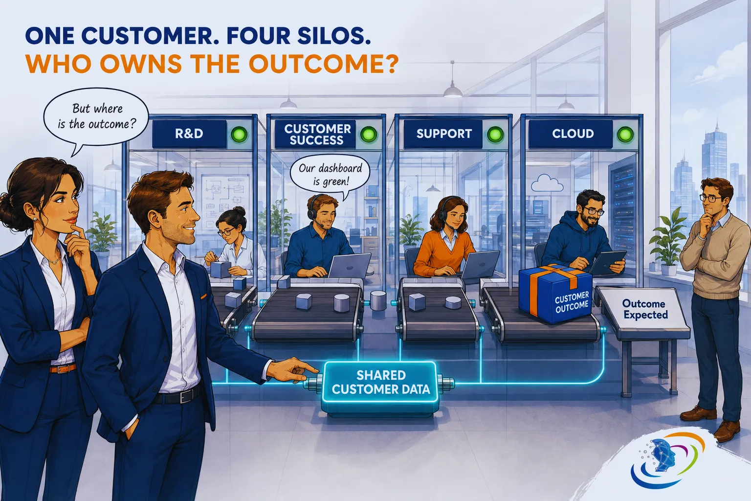 Le dernier silo : pourquoi l’ère de l’IA oblige les éditeurs de logiciels à se reconstruire autour de la valeur client