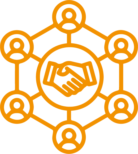 pictogram: human leadership and group dynamics