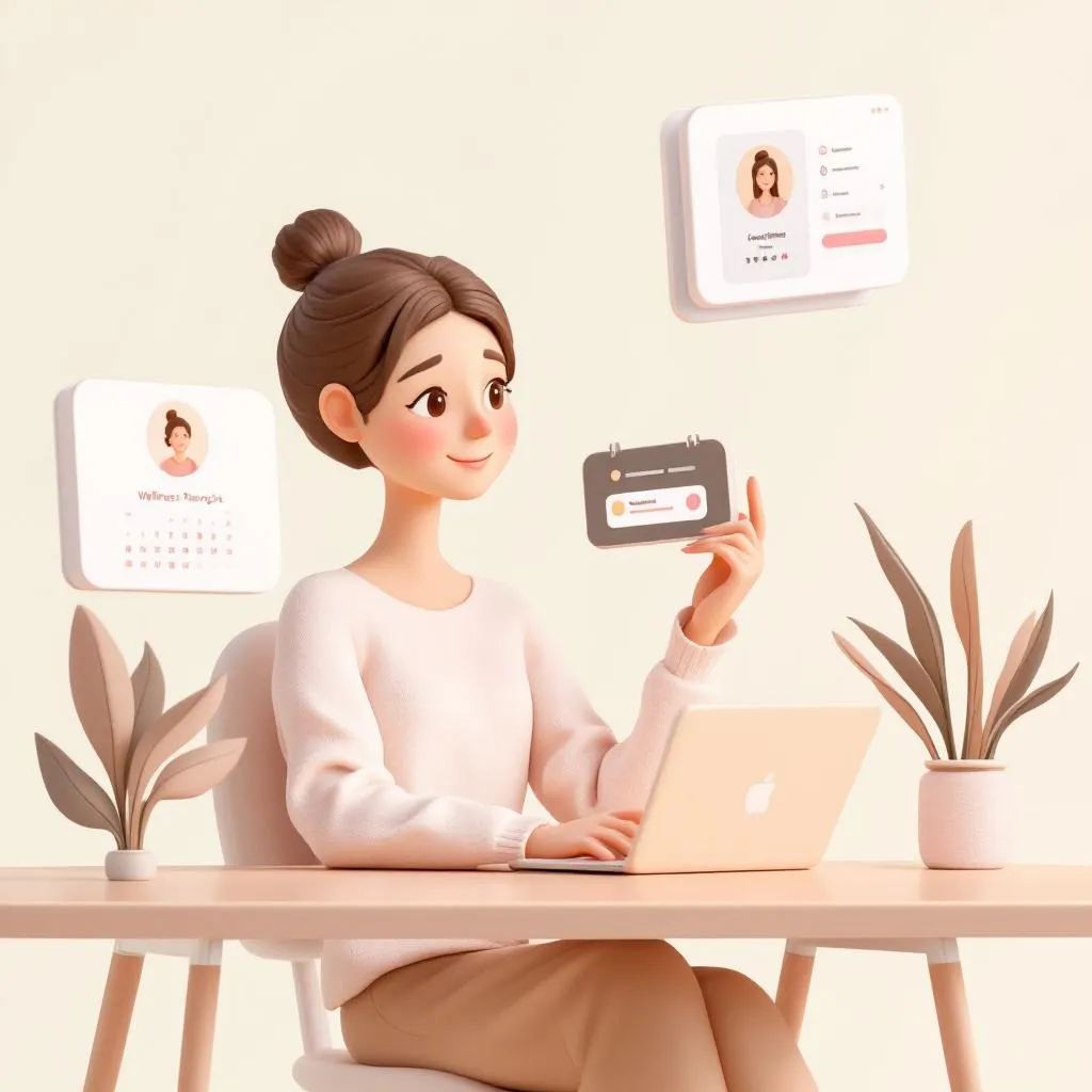 Site internet pour thérapeute créé avec Qaniit