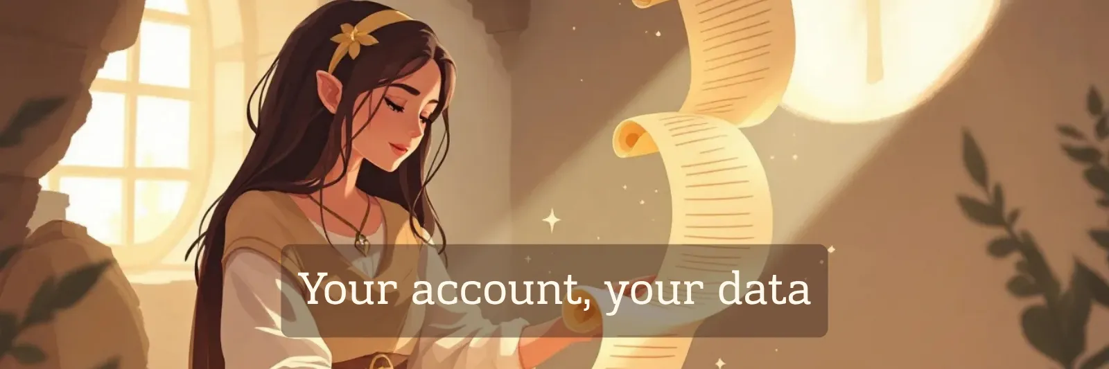 Your account, your data: you know where they stand